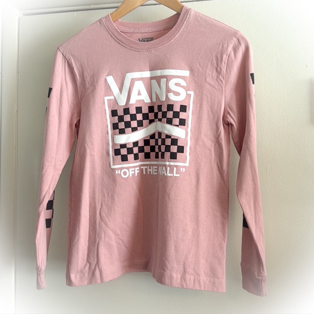 Vans OFF THE WALL Pink Long Sleeve Shirt